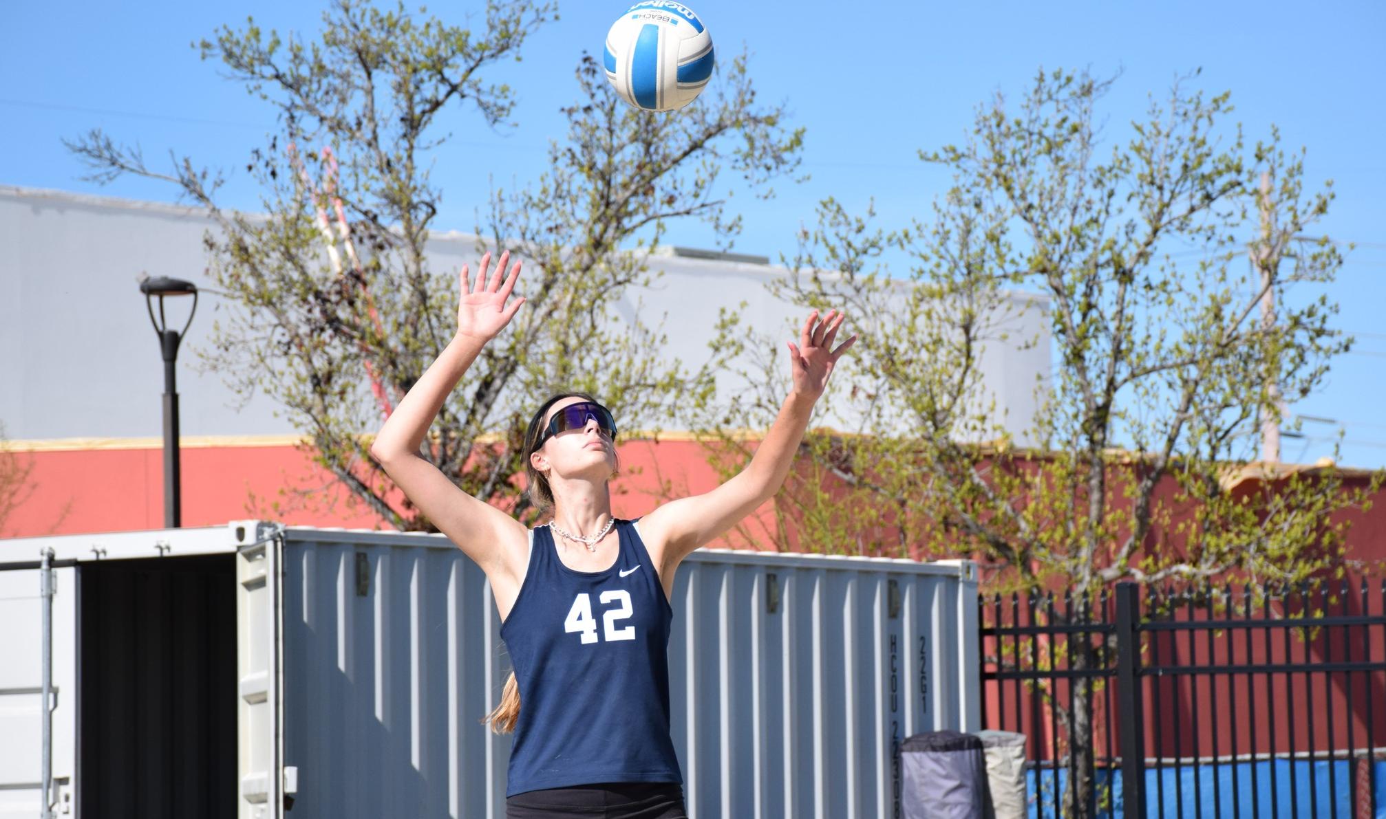 Beach volleyball team faces Nebraska and Hope International