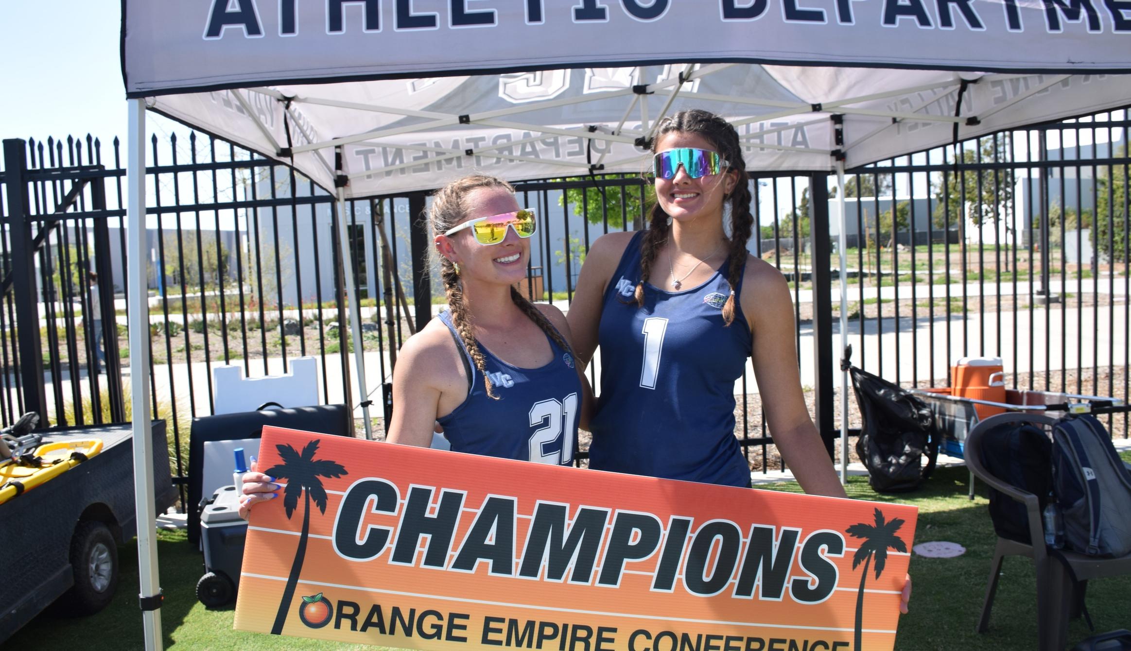 Natalia Brandlin and Audrey Fowler win OEC beach pairs title