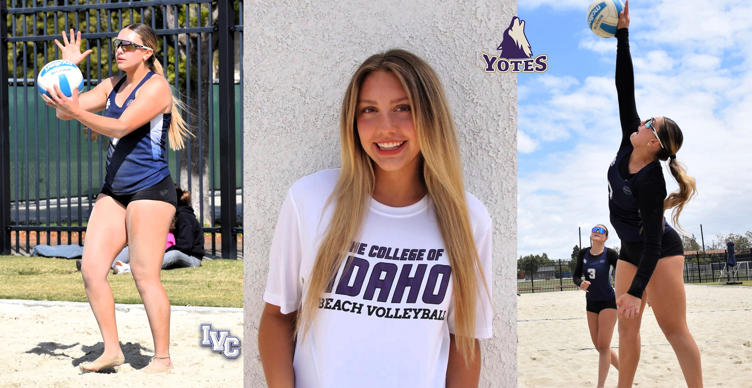 Women's beach volleyball player Jayva Andersen off to Idaho