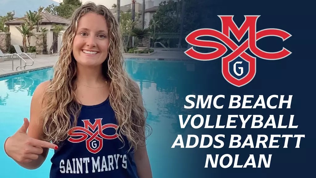 Alumni report - beach standout Barett Nolan off to St. Mary's
