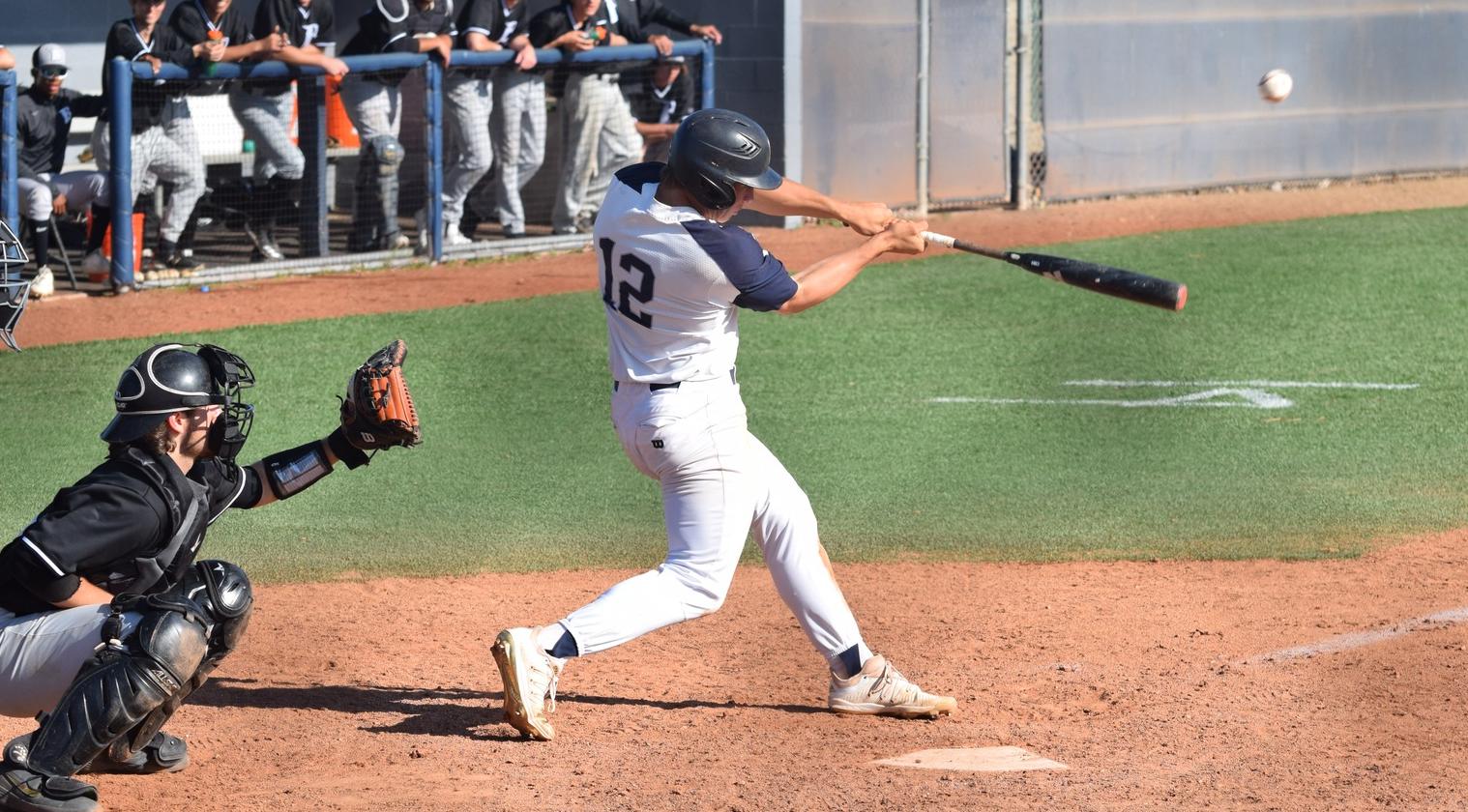 Baseball team gives up lead late, falls to Long Beach in extras