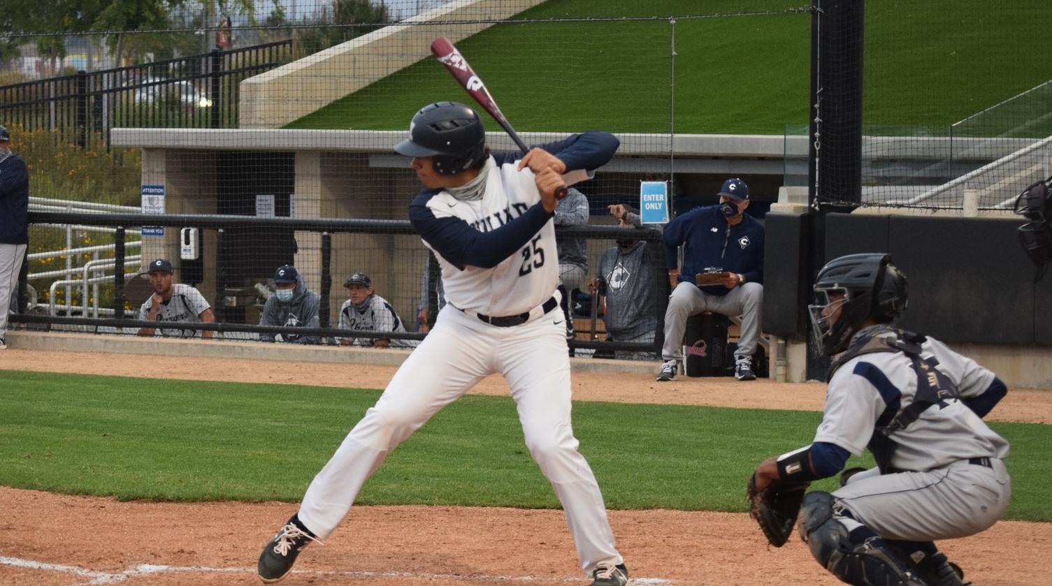 Baseball team swept in close doubleheader games at Cypress
