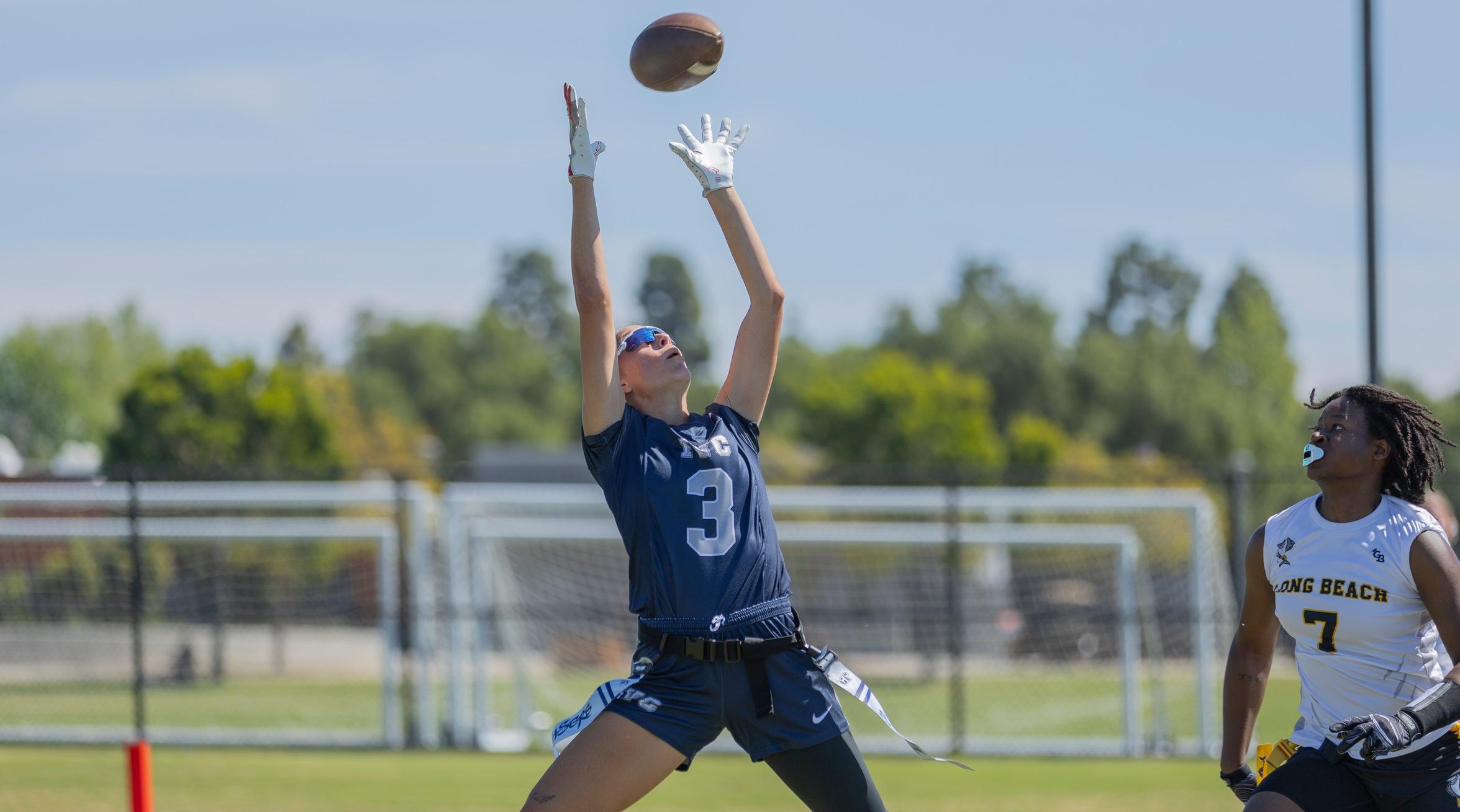 Flag football team bounces back, downs Long Beach State