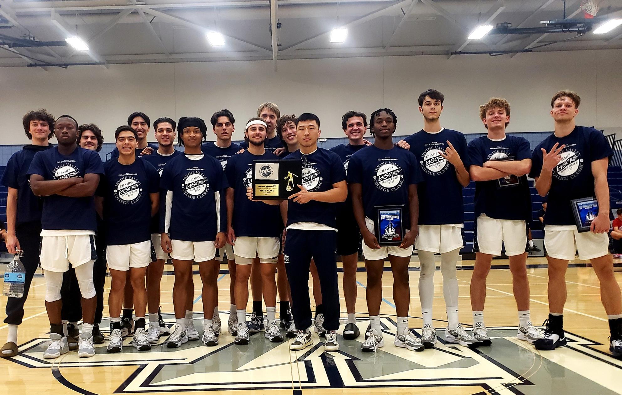 Men's basketball team stuns Cerritos to win own tourney title