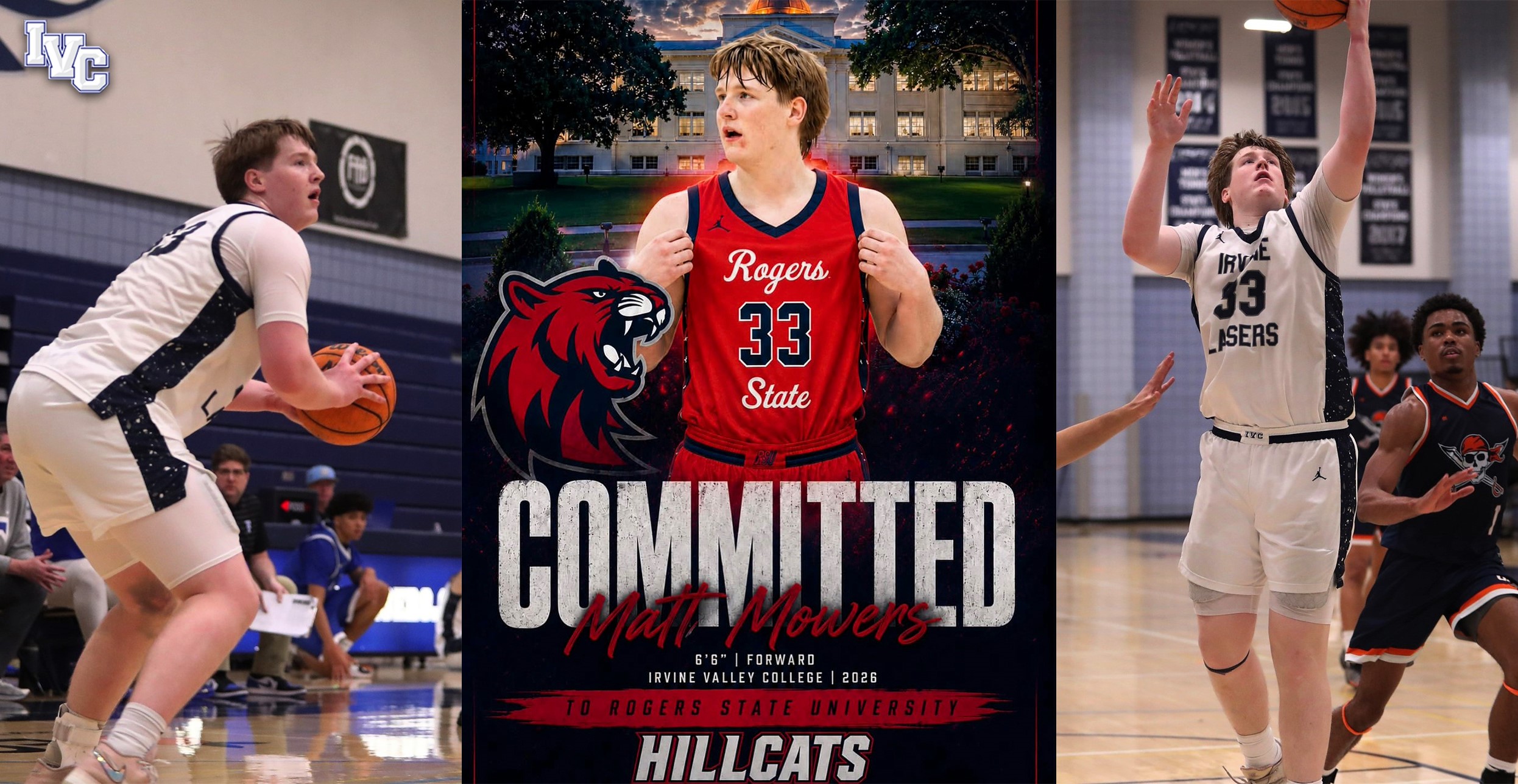 Star basketball player Matt Mowers is headed to Rogers State