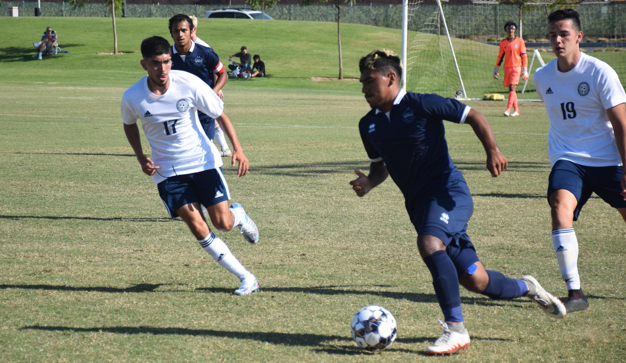 Lopez's goal, tough defense lead men's soccer team to a win