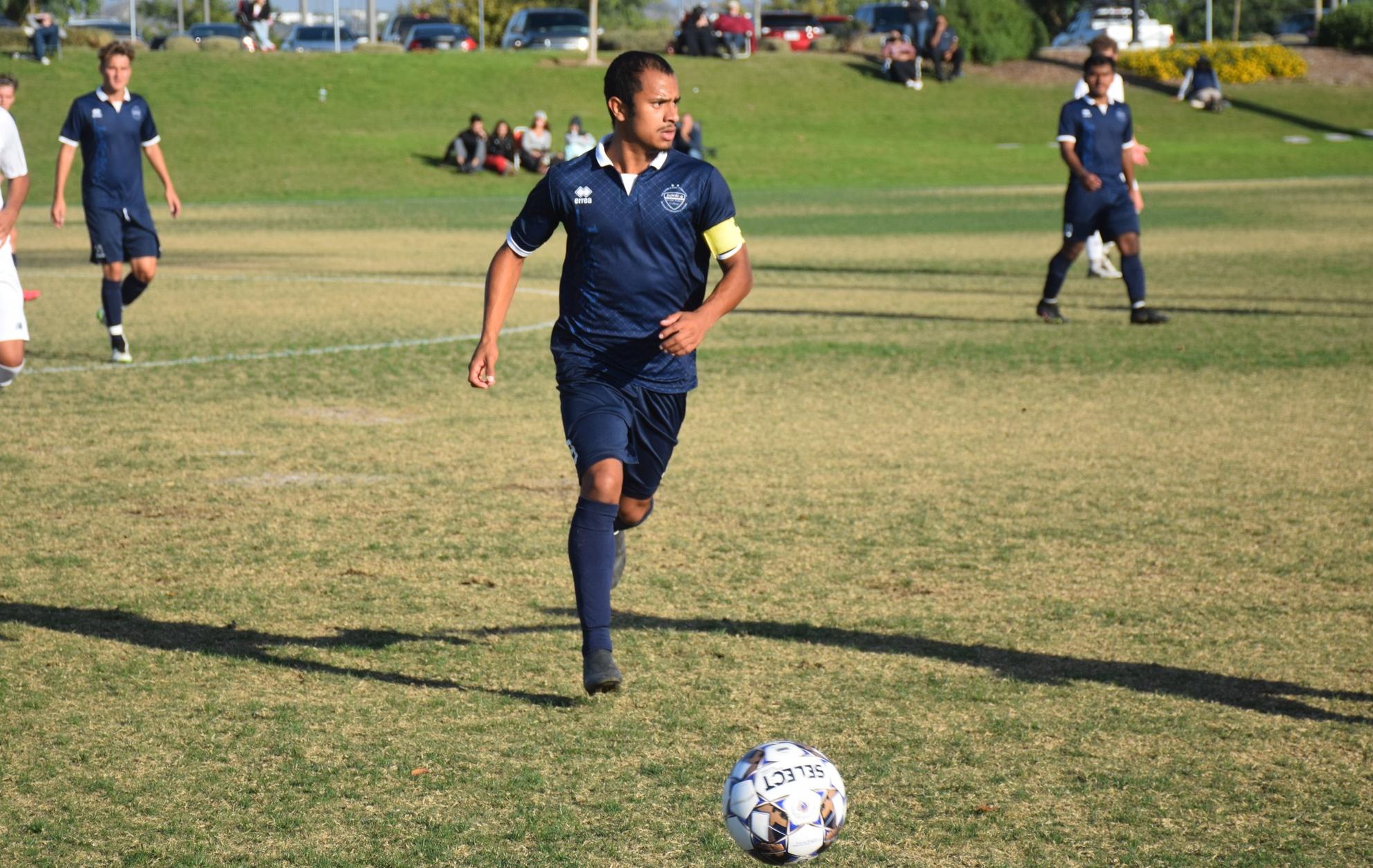 Men's soccer team ends regular season with win at Santa Ana