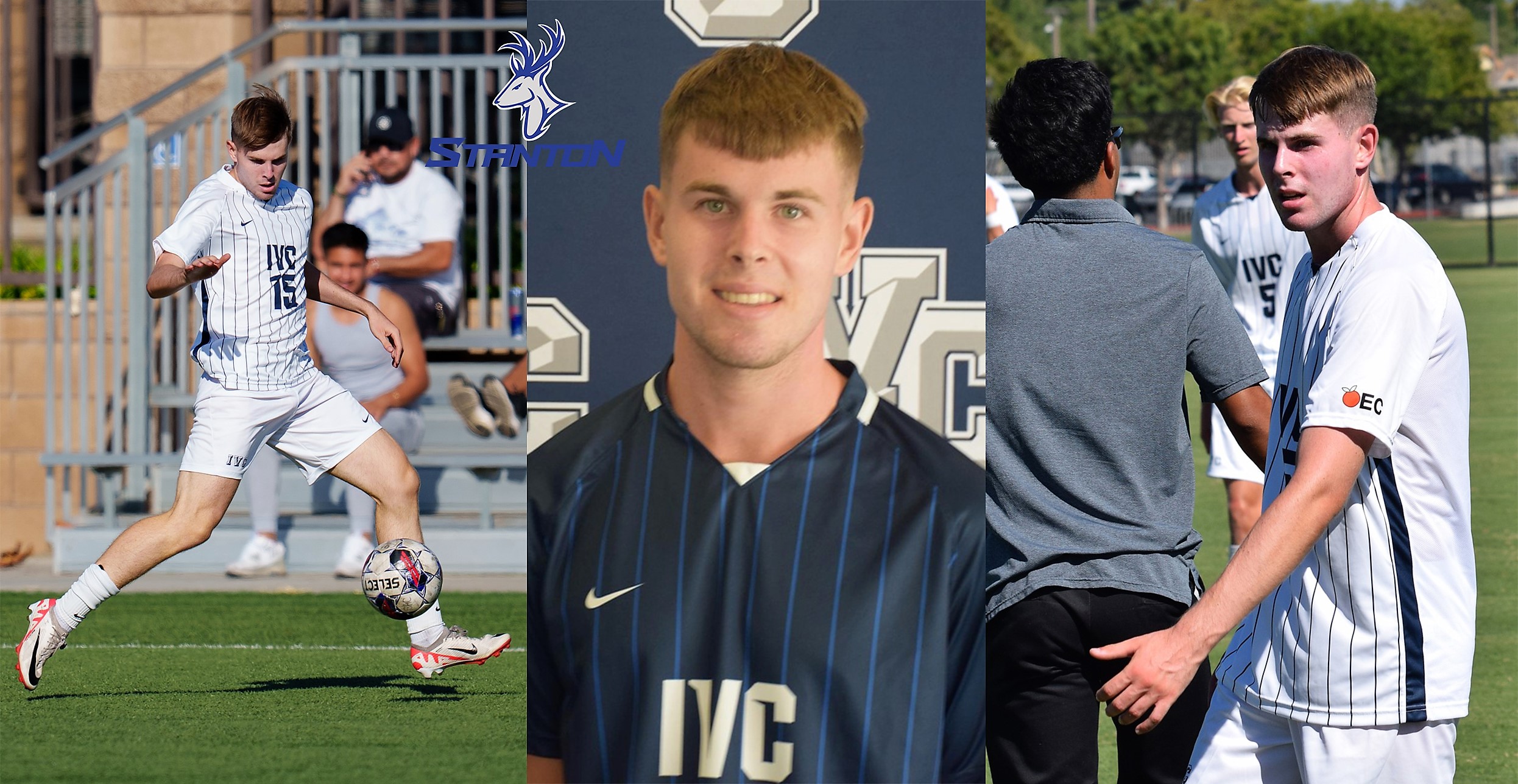 Men's soccer player Sam Lockheart headed to Stanton