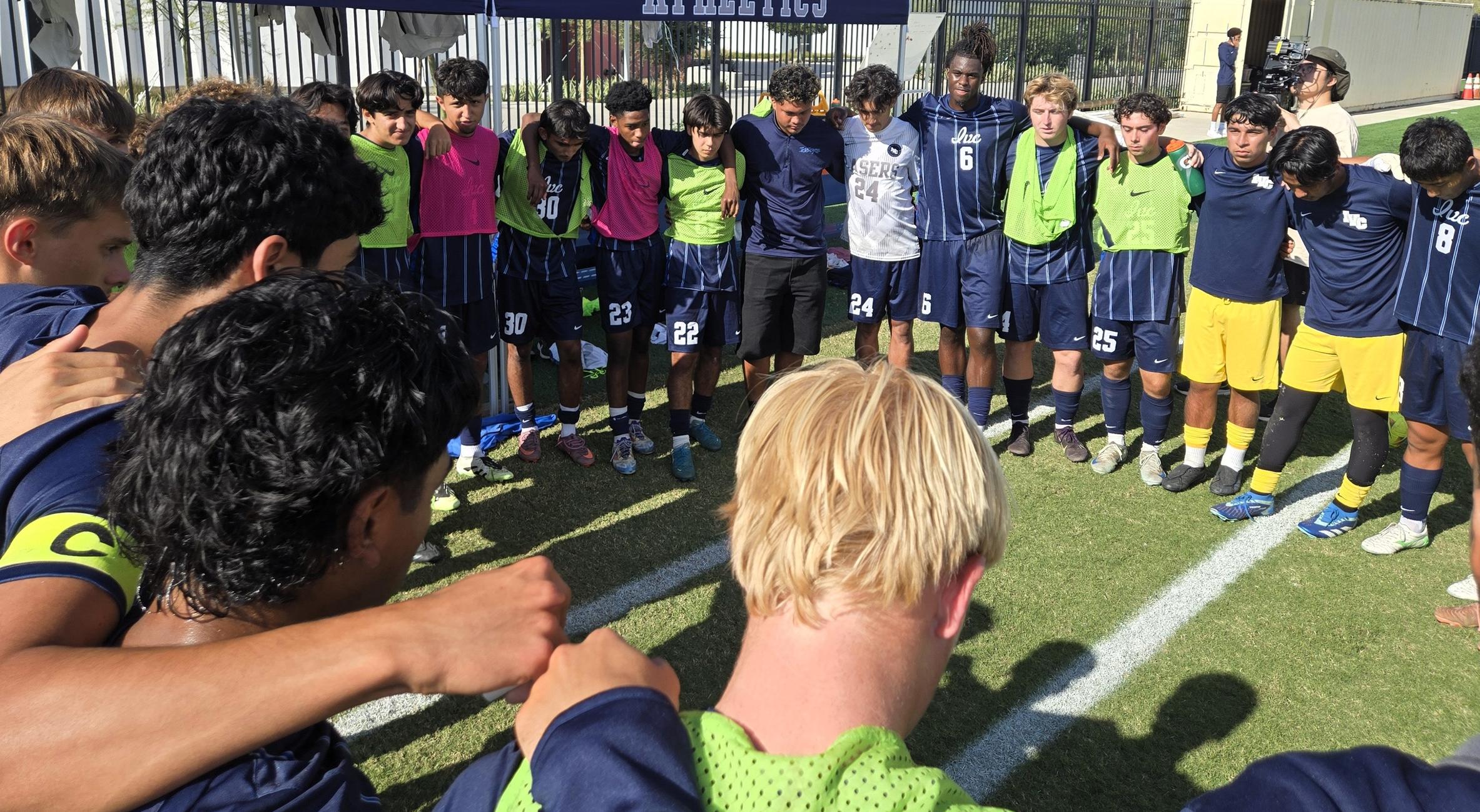 Men's soccer team bounces back with shutout at Orange Coast