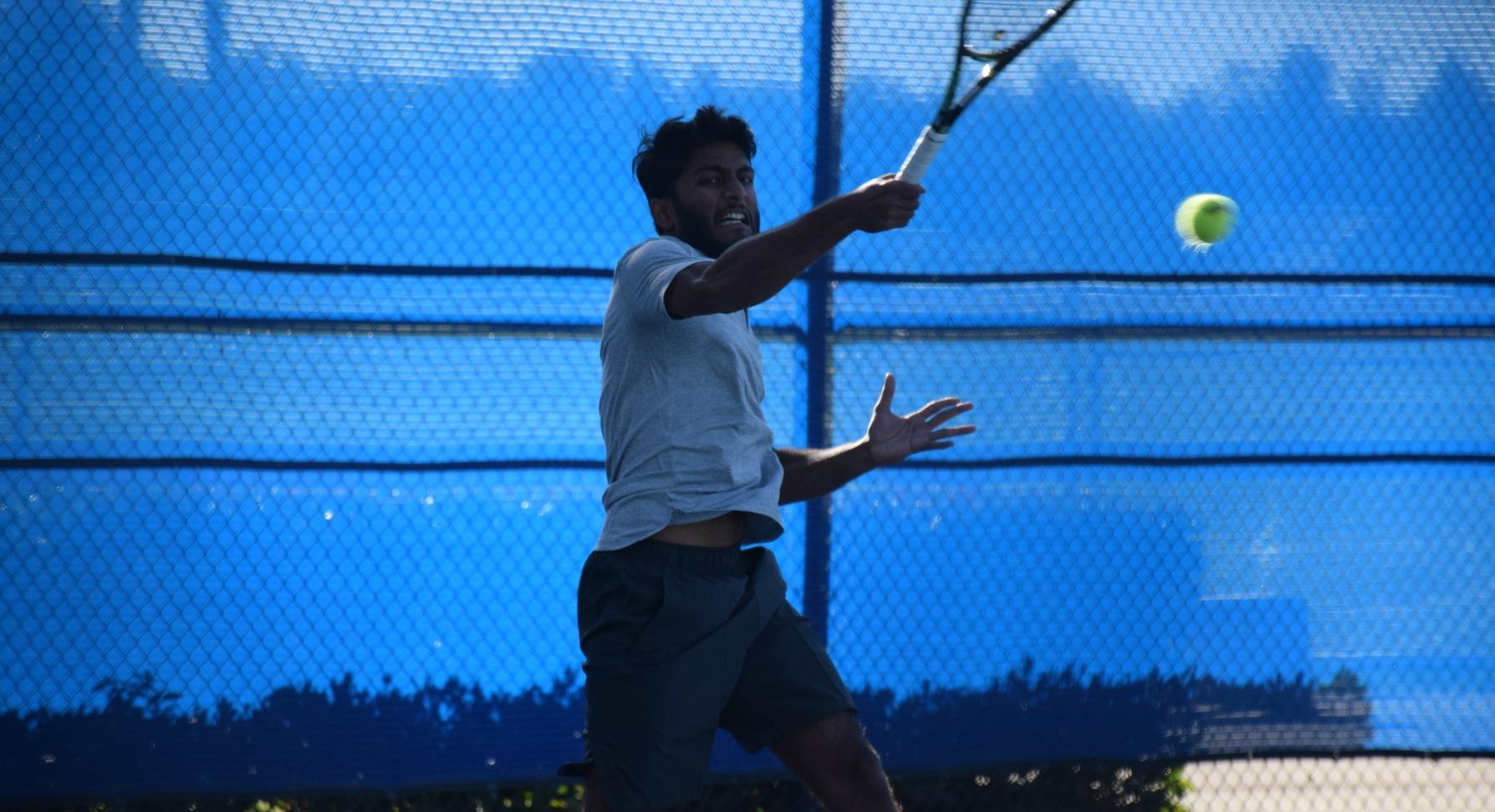 Men's tennis team beats Saddleback, 9-0, in OEC opener