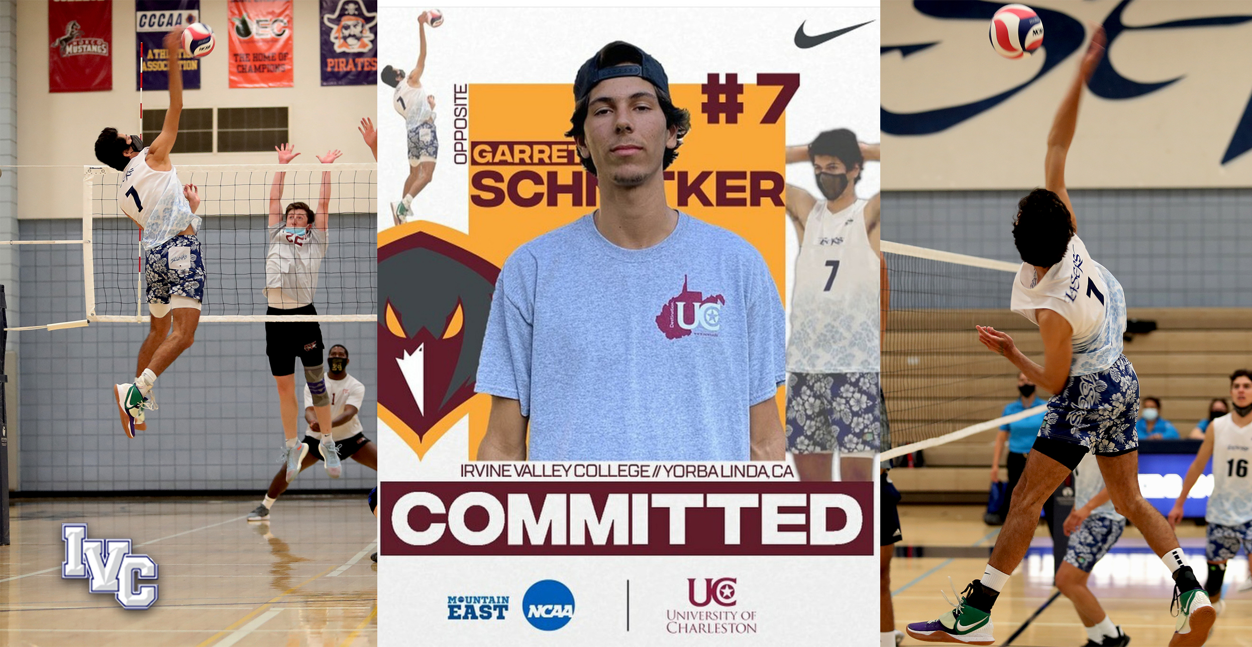 Volleyball player Garret Schnitker commits to Charleston