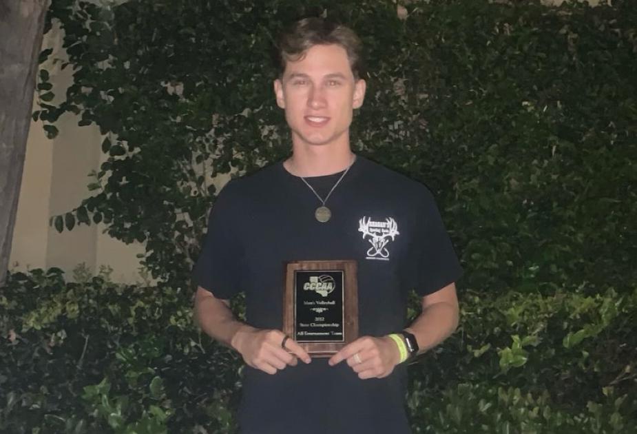 Adam Schulte picked to all-state men's volleyball tourney team