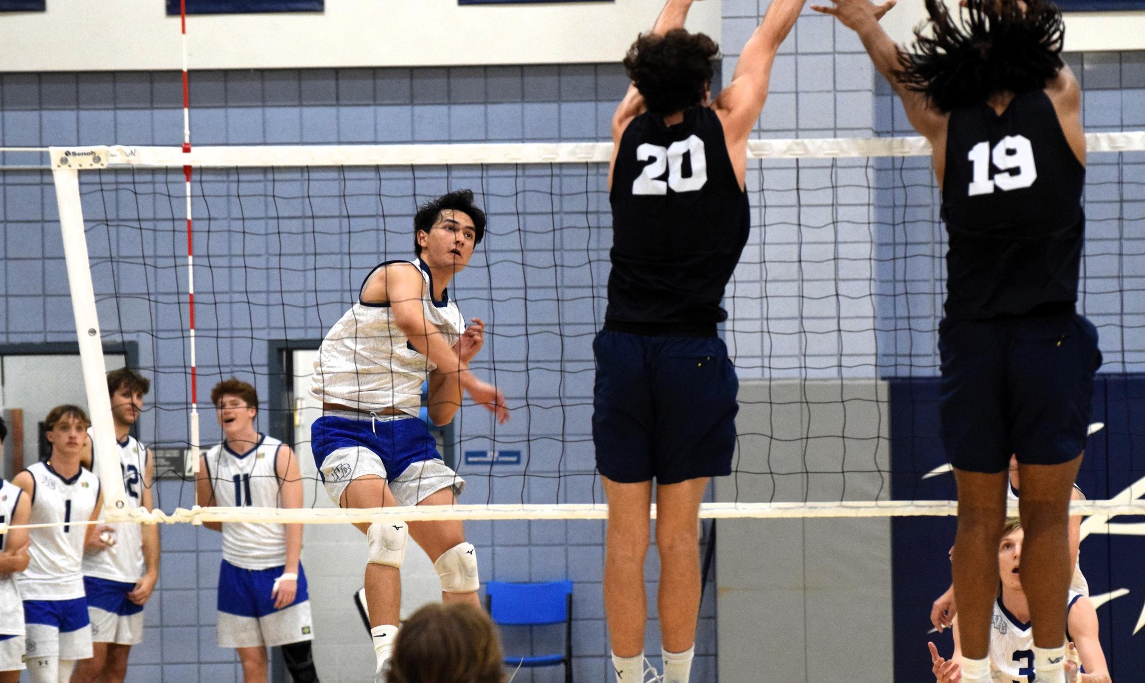 Men's volleyball team runs into the toughest team in the state