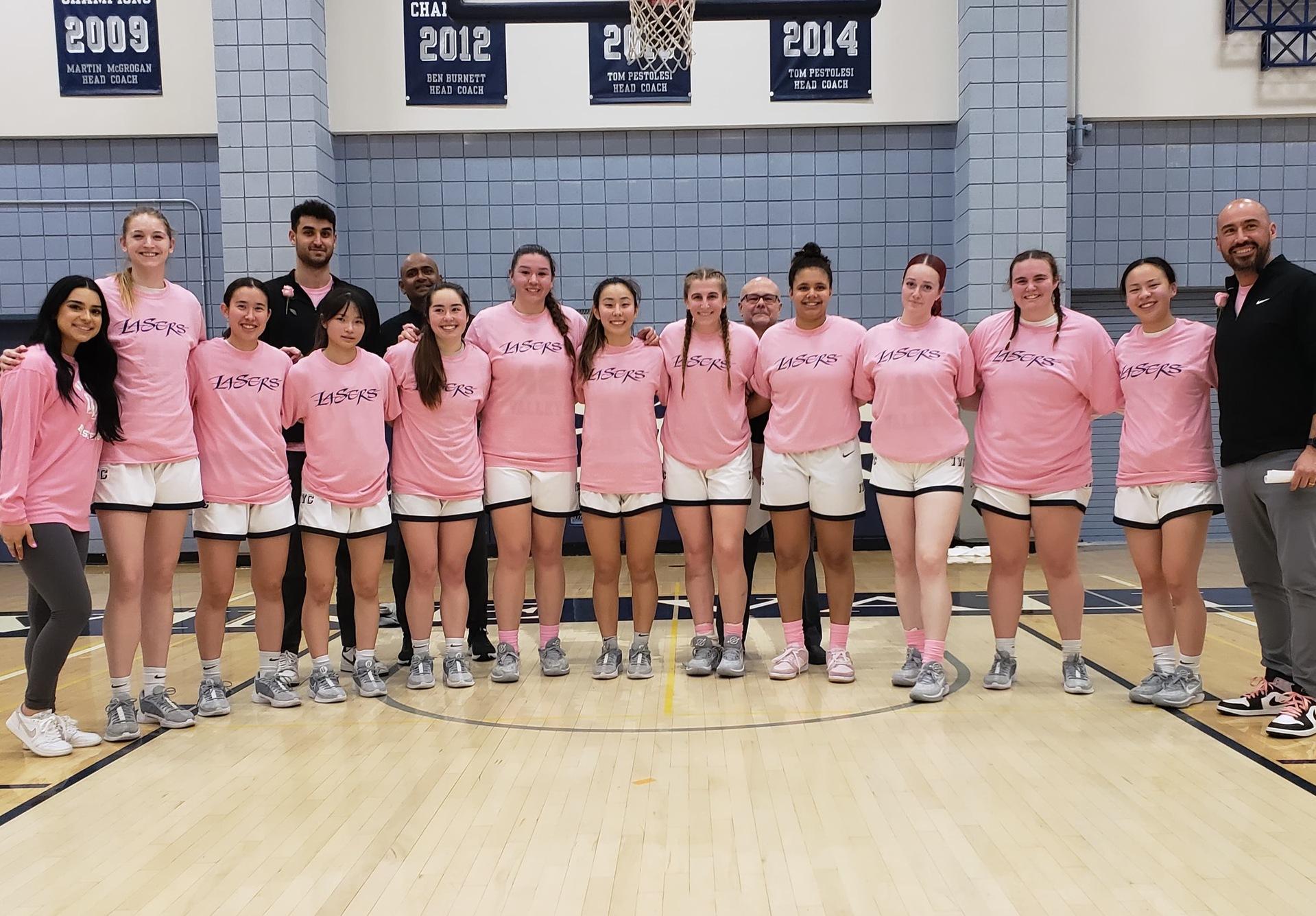 Women's basketball defeats Fullerton on Coaches vs. Cancer Night