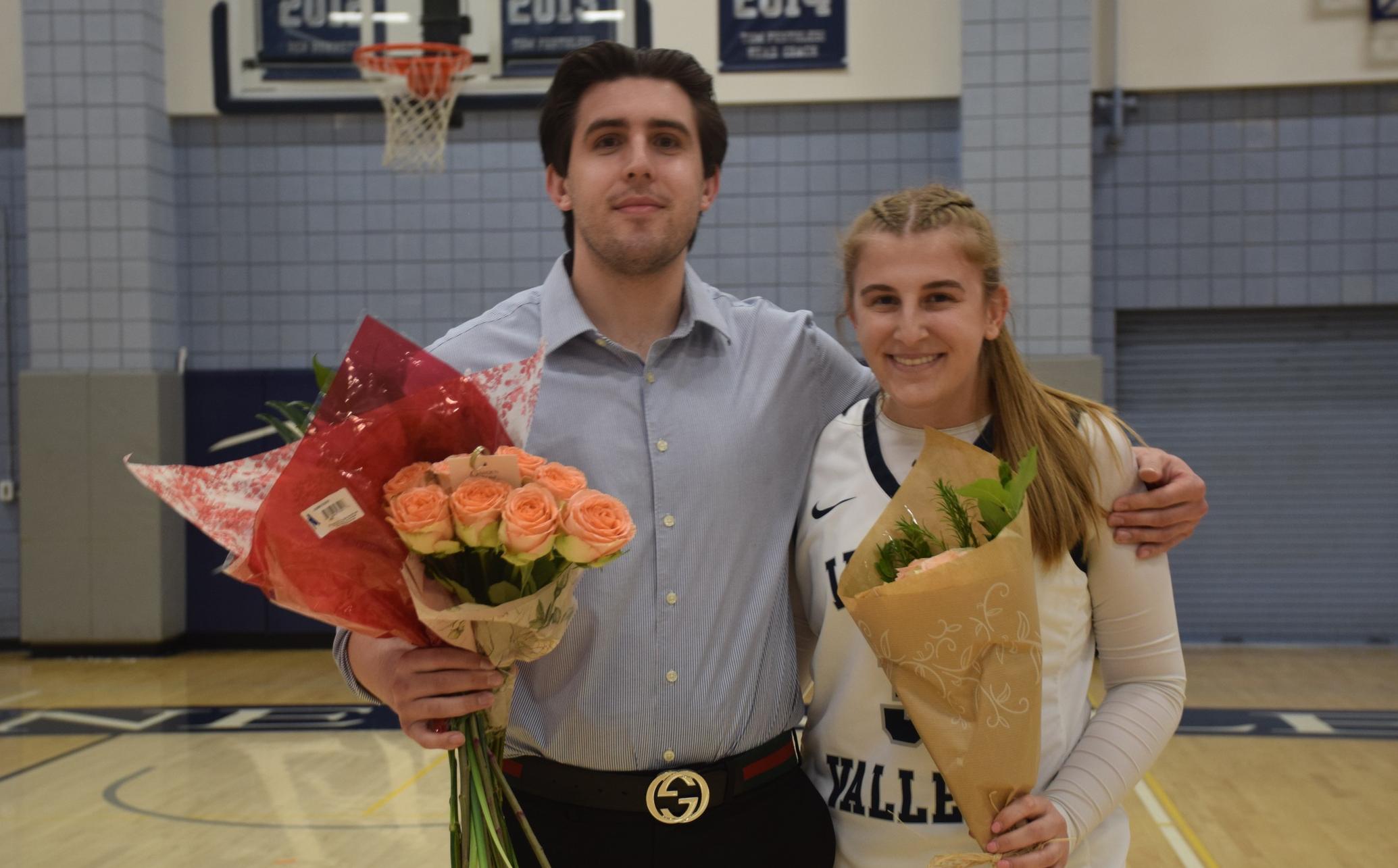 Women's basketball team rallies in final regular season game