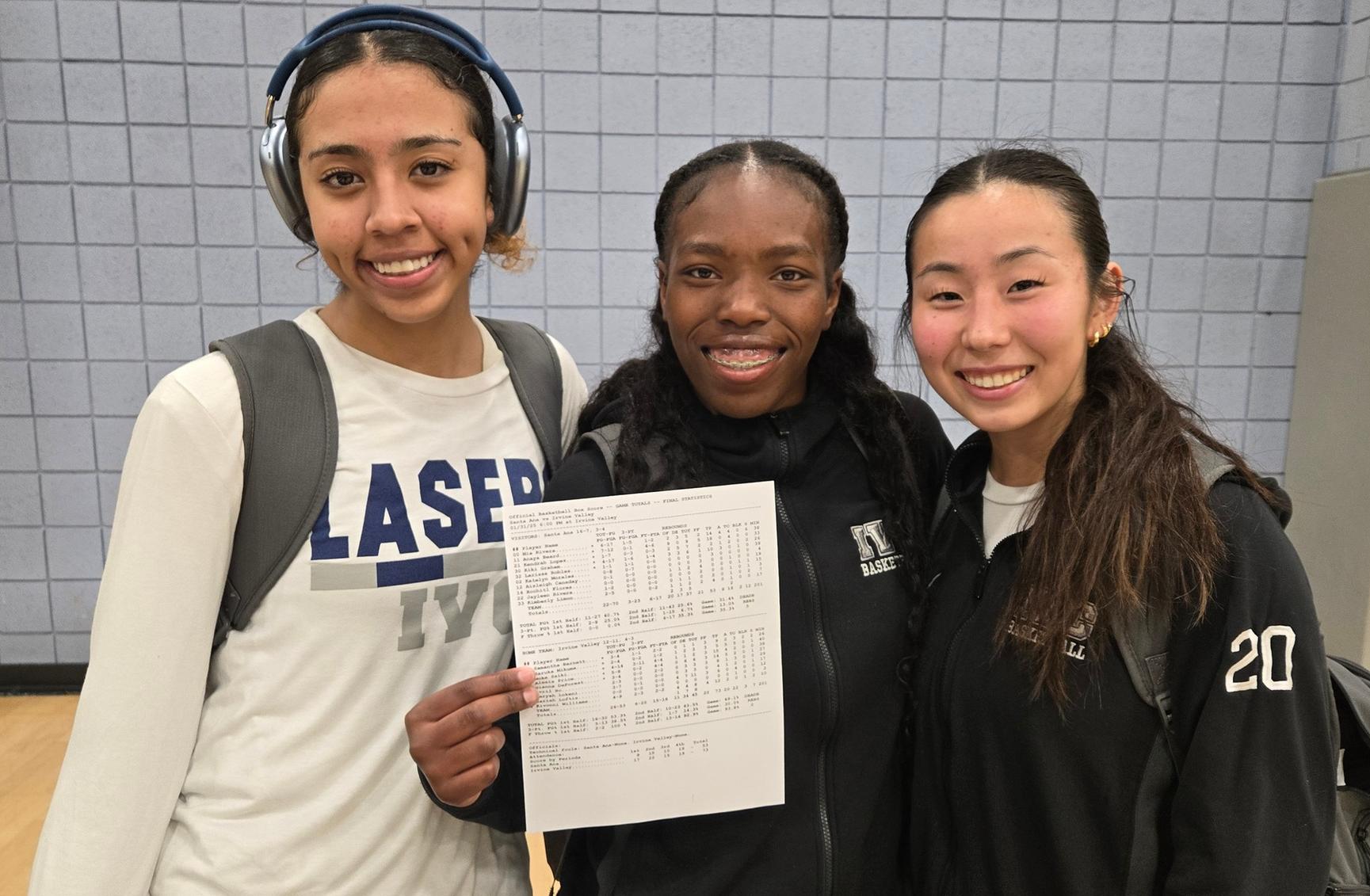 Women's basketball team scores big win over Santa Ana