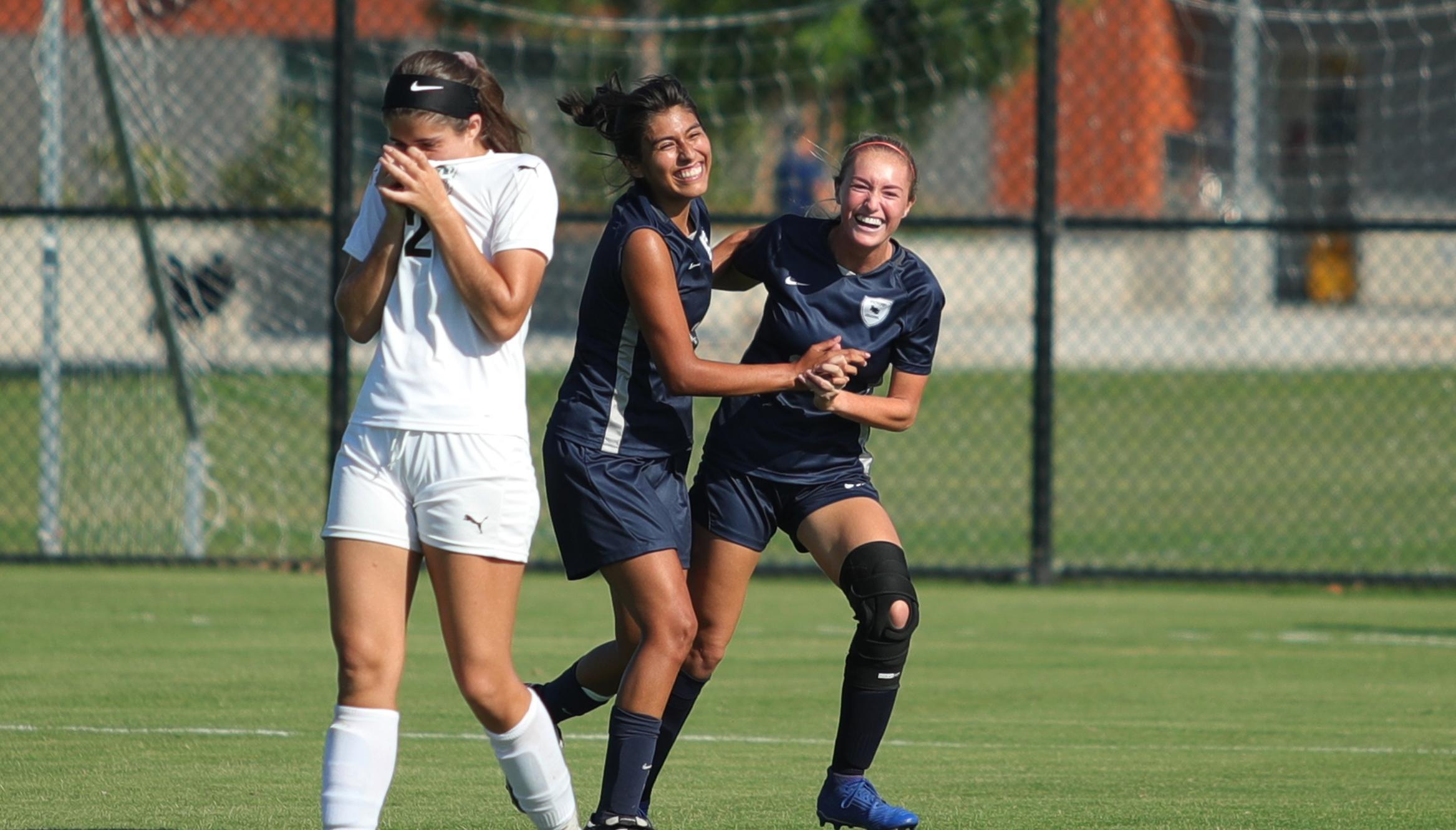 Women's soccer team scores five in second half, routs East LA