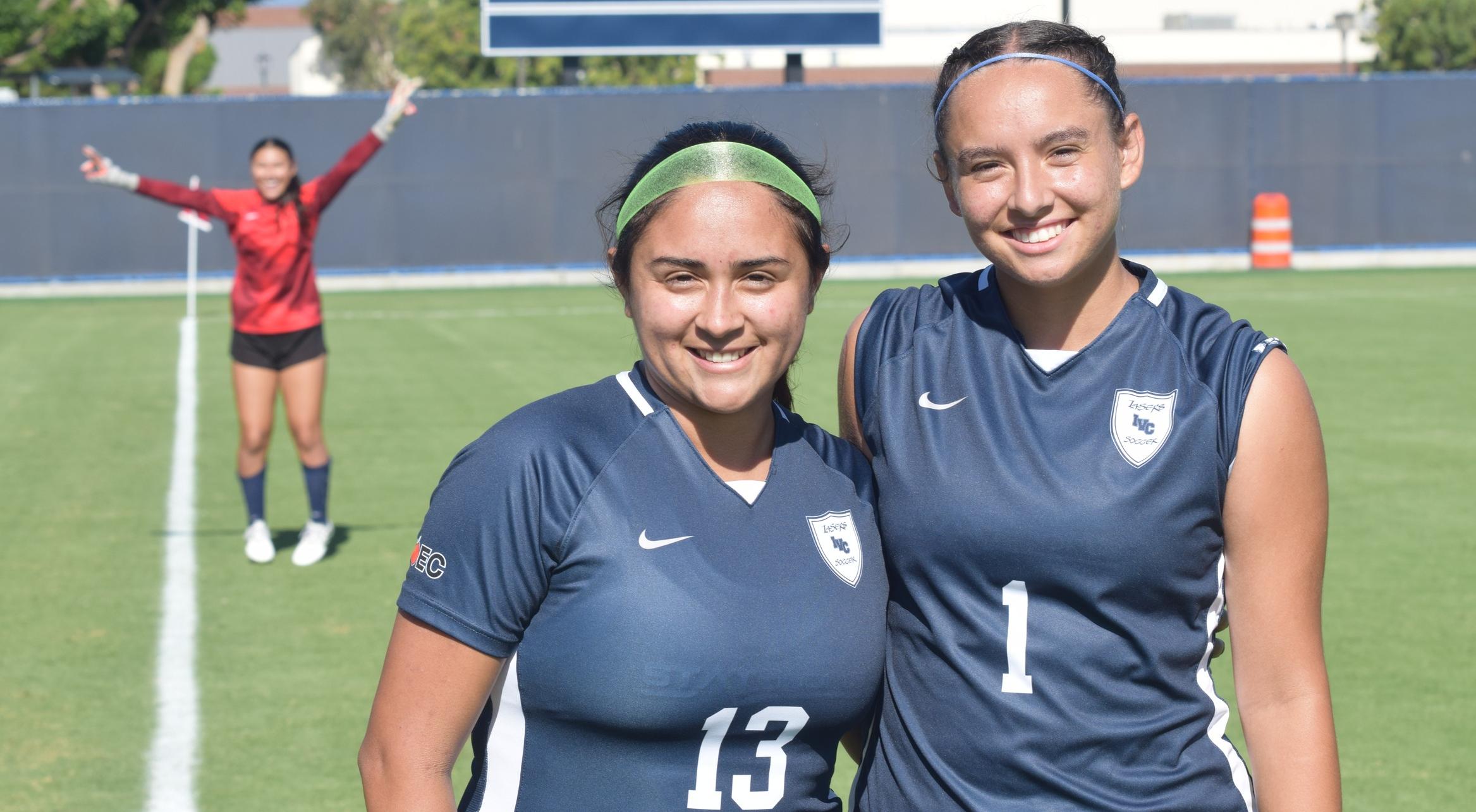 Women's soccer team gets two goals from Natalia Guzman in win